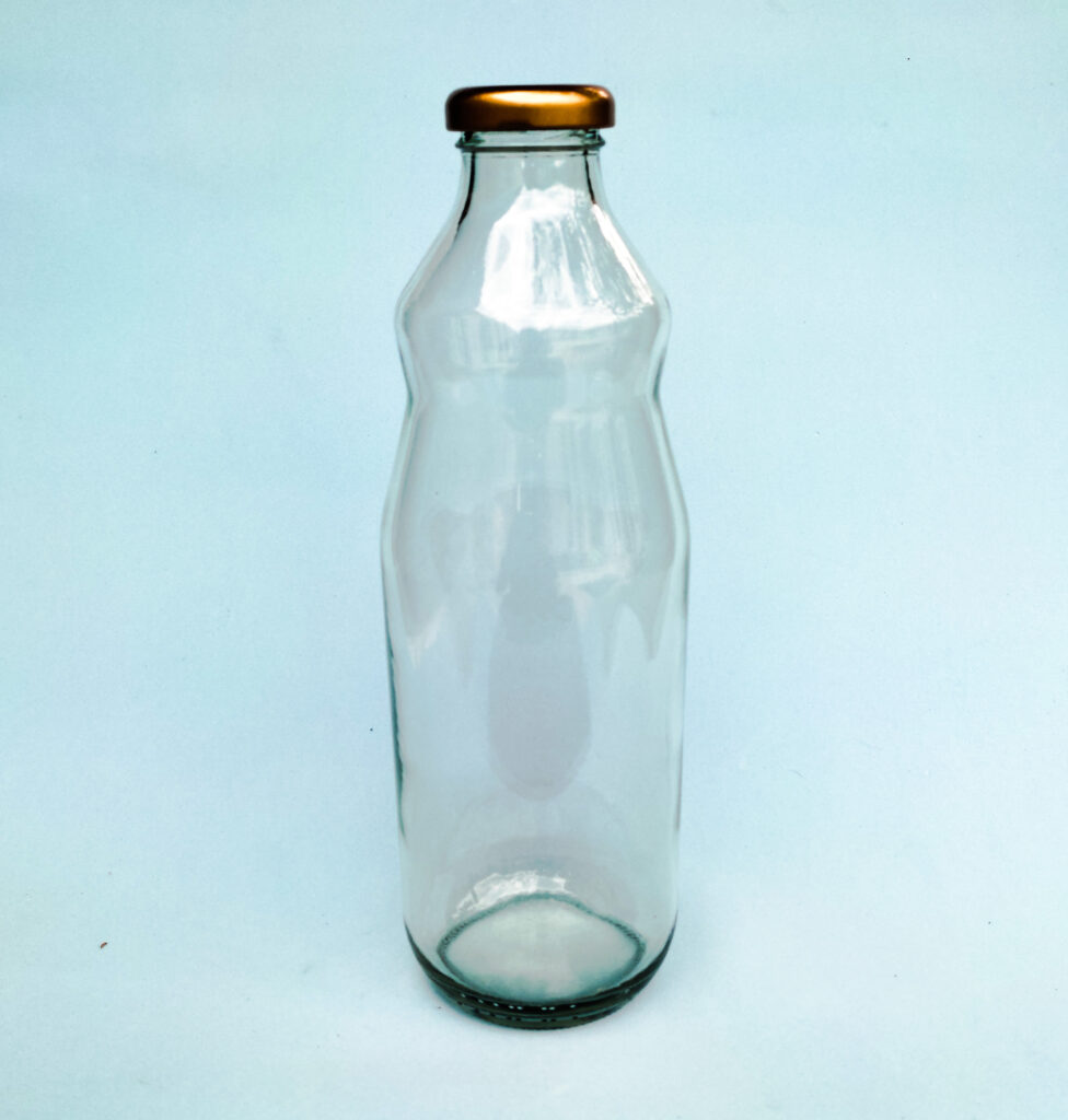 Botella de cristal